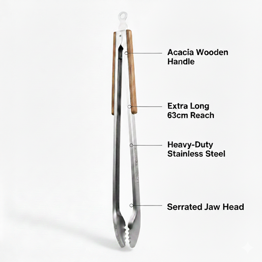 Long Tongs BBQ - 63.5cm